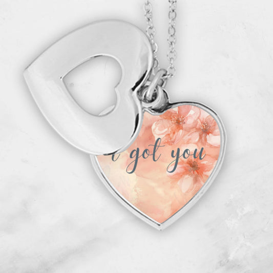 "I got you" Heart Necklace